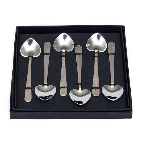 Heart Teaspoons (Set of Six)
