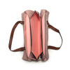 Cosmos Pink Wide Shopper Style Bag interior Cosmos Pink Wide Shopper Style Bag interior