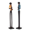 Standing Jazz Band Saxophonist and Trumpeter Standing Jazz Band Saxophonist and Trumpeter