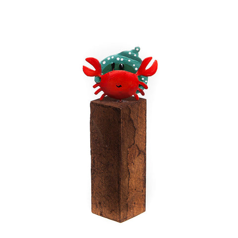 Shoeless Joe Fruits de Mer Crab on Plinth