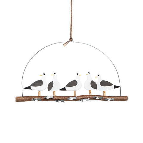 Shoeless Gossiping Gulls