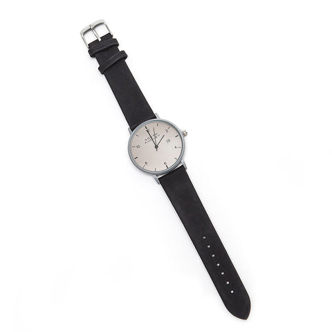 South Audley Gent's Watch with Metallic Grey Face