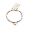 Lovett White Faceted Bead Stretch Bracelet Lovett White Faceted Bead Stretch Bracelet