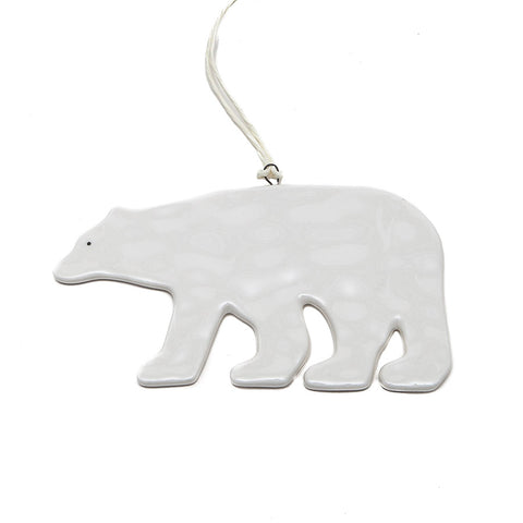 East of India Handsome Ceramic Polar Bear Decoration