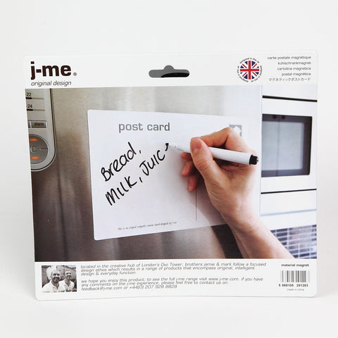 Post Card Magnetic Memo Board in situ