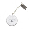 East of India Ceramic Flat Disc 'Merry Christmas' Decoration East of India Ceramic Flat Disc 'Merry Christmas' Decoration