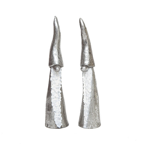 Tall Santa Silver Duo from Naasgransgarden