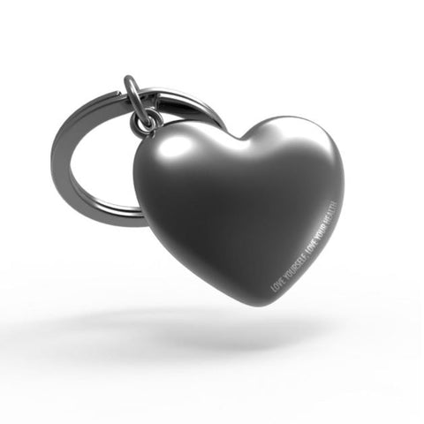 Metalmorphose Anti Bacterial Heart Shaped Keyring from Oli Olsen
