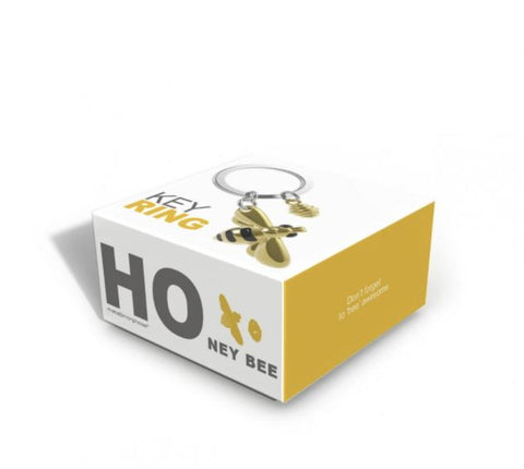 Metalmorphose Gold and Black Bee With Gold Honey Keyring from Oli Olsen box