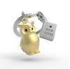 Metalmorphose Gold Owl With Book Lover Book Keyring from Oli Olsen Metalmorphose Gold Owl With Book Lover Book Keyring from Oli Olsen