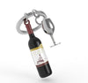 Metalmorphose Wine Bottle & Glass Keyring from Oli Olsen Metalmorphose Wine Bottle & Glass Keyring from Oli Olsen