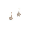 Pom Gold Star Earrings with Clear Crystals Pom Gold Star Earrings with Clear Crystals