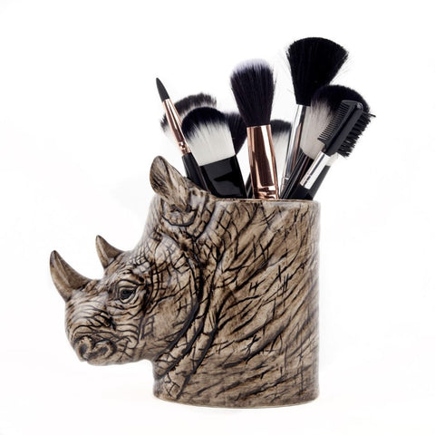 Quail Designs Rhino Pencil Pot in use