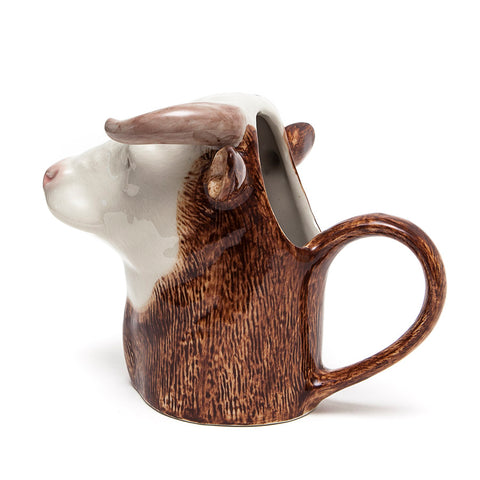 Quail Ceramics Hereford Bull Large Jug
