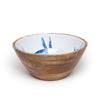 Shoeless Joe Medium Blue Whale Mango Wood Bowl