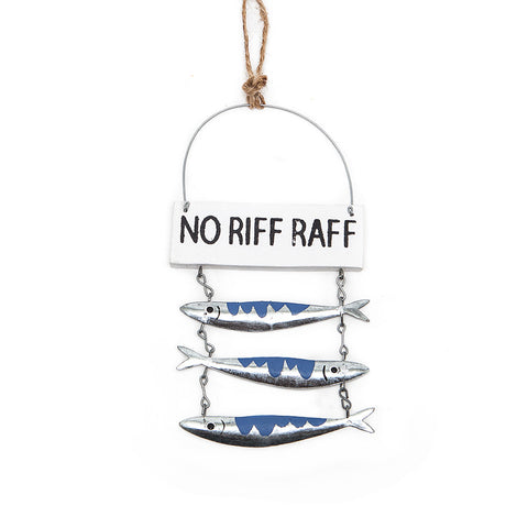 Shoeless Joe Mackerel Riff Raff Hanging Decoration