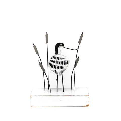 Shoeless Joe Avocet in Reeds