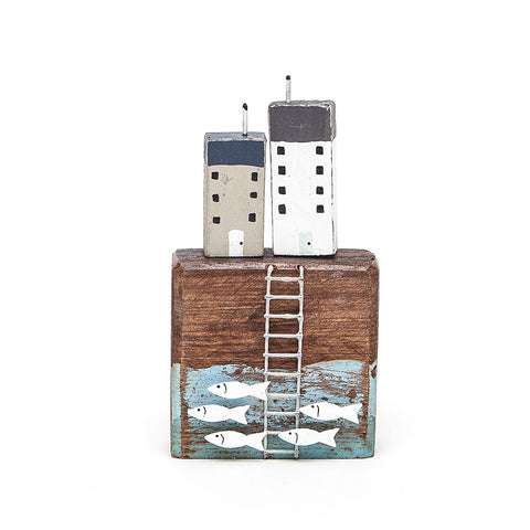 Shoeless Joe Mini Harbour and Fish