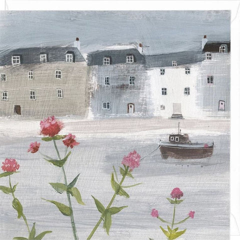 Flowers on a Grey Day Greeting Card