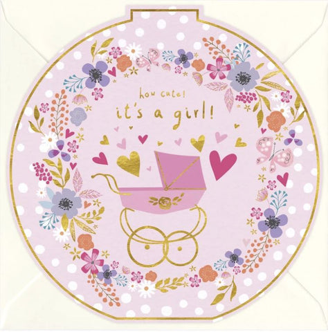 It's a Girl! Greeting Card
