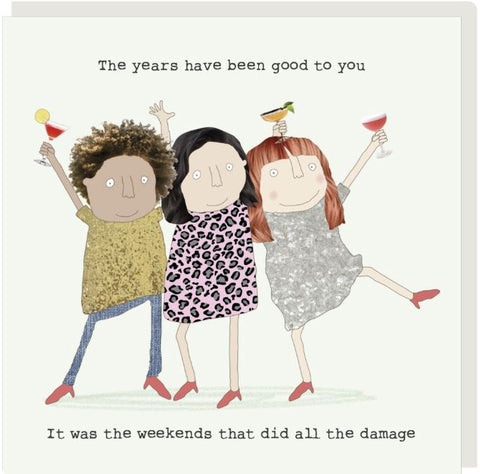 Weekends Greeting Card from Rosie Made a Thing
