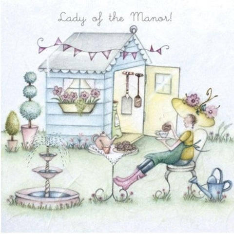 Lady of the Manor! Greeting Card from Berni Parker