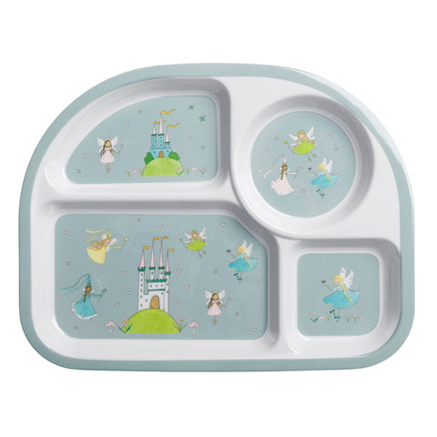 Sophie Allport Princess Fairies Children's Melamine Divider Plate