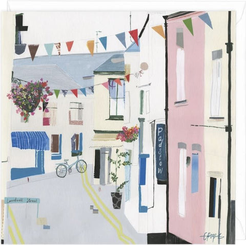 Padstow Bike Greeting Card