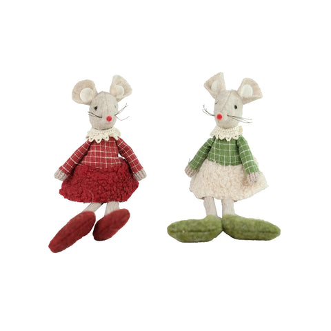 Ascalon Felt Shelf Sitting Check Mice