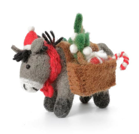 Amica Donkey with Christmas Panniers