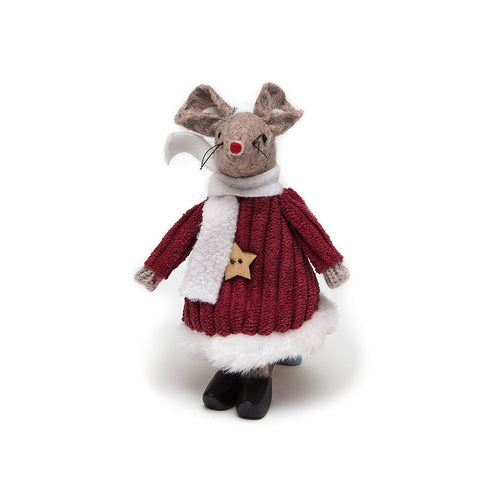 Ascalon Felt Christmas Mouse Red