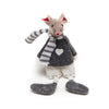 Ascalon Felt Grey and White Mice Hanging Decoration Grey Top