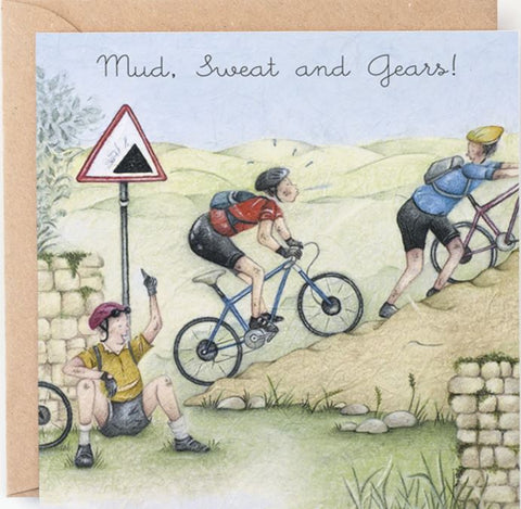 Mud, Sweat and Gears.... Greeting Card from Berni Parker