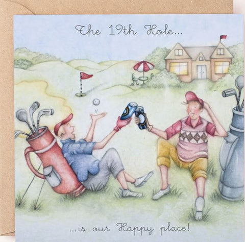 The 19th Hole.... Greeting Card from Berni Parker 