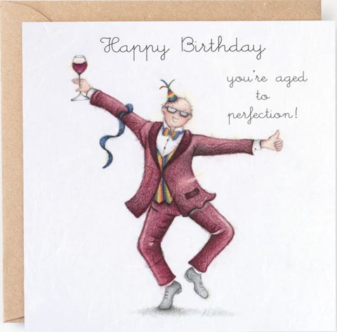 Aged to Perfection Greeting Card from Berni Parker