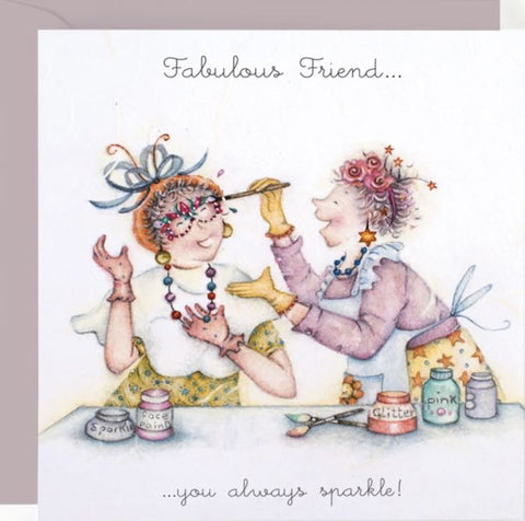 Fabulous Friend Greeting Card from Berni Parker