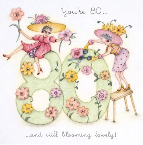 You're 80 Birthday Greeting Card from Berni Parker