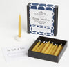 Cotton and Grey 'Thank You...' Candles With Ceramic Holder 'For all your help' open box