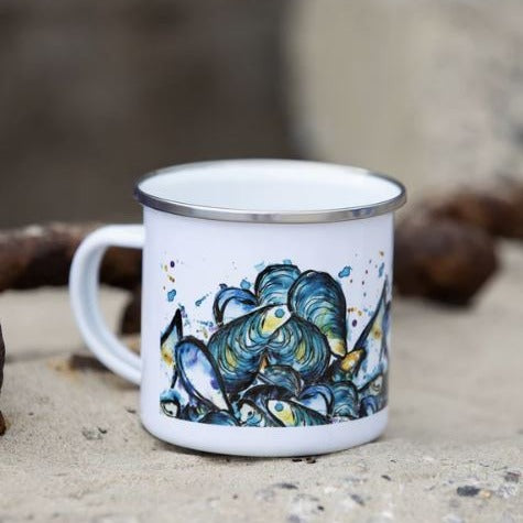 Dollyhotdogs Mussels Enamel Mug