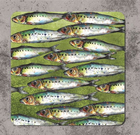 Dollyhotdogs Sardines Coaster