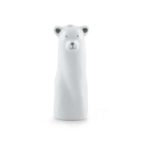 East of India Miniature Tall Vase - Bear