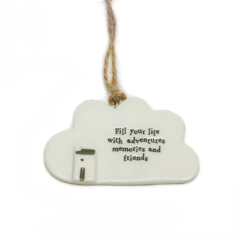 East of India Porcelain Cloud - Fill Your Life