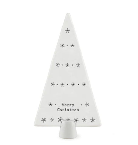 East of India Large Standing Porcelain Christmas Tree