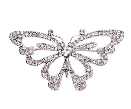 Sparkly Butterfly Brooch