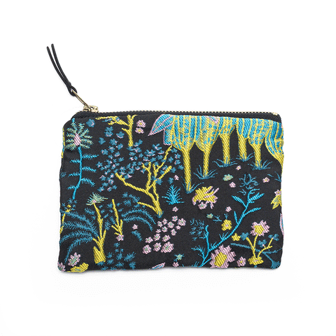 Gisela Graham Floral Jacquard Purse