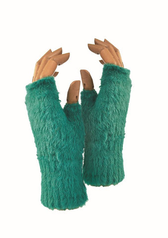 Hot Tomato Fluffy & Downy Poly Miser Mitts Teal