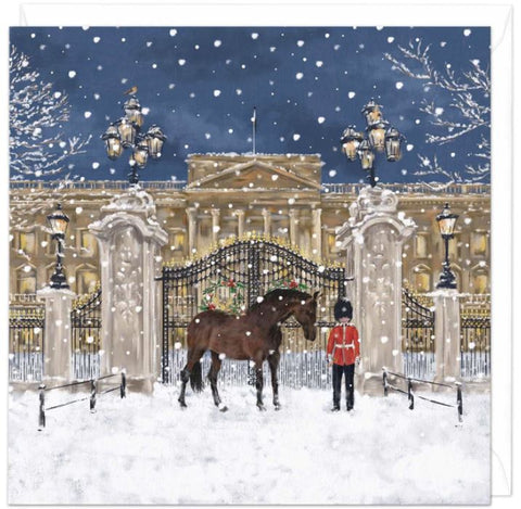 Horse at Buckingham Palace Christmas Card