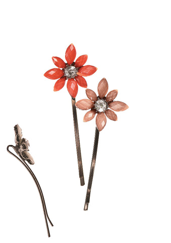 Hot Tomato Jasmin Bobby Pins