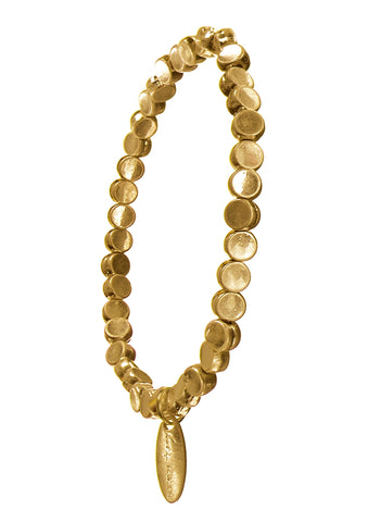 Hot Tomato Many Moons Bracelet in Worn Gold