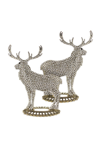 Hot Tomato Monarch Stag Crystal Ornaments